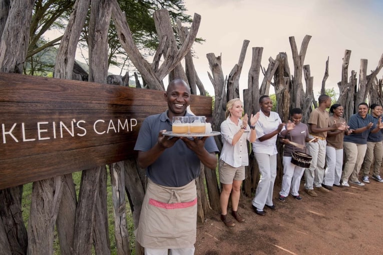 &Beyond Kleins Camp Kleins-camp-serengeti-welcome