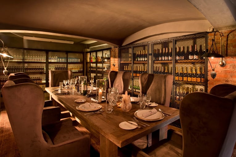 &Beyond Ngorongoro Crater Lodge Wine-Store-at-andbeyond-ngorongoro-crater-lodge-on-a-luxury-tanznia-safari