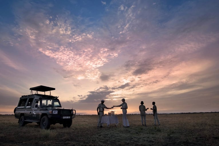 &Beyond Serengeti Under Canvas Serengeti-Under-Canvas-sundowners