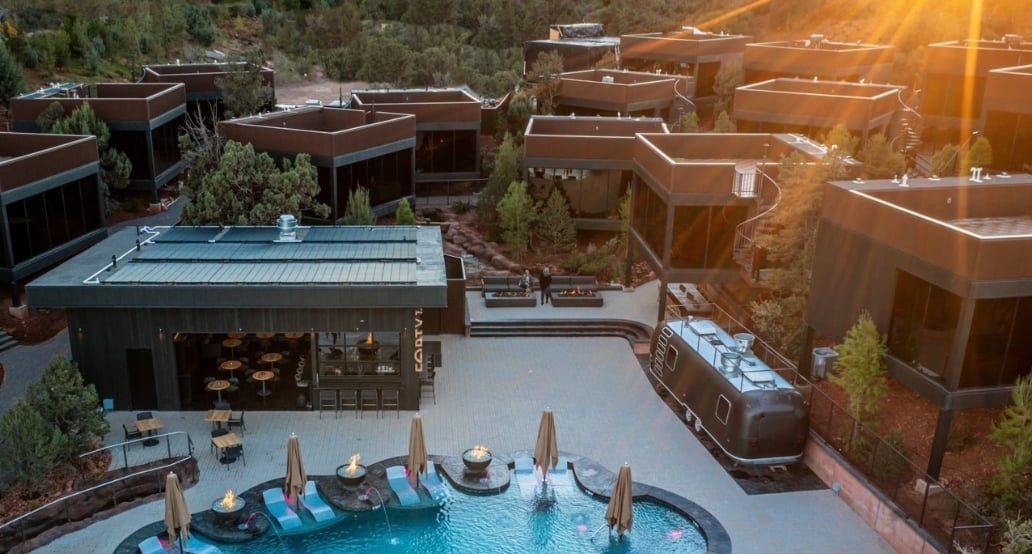 resort, bazén