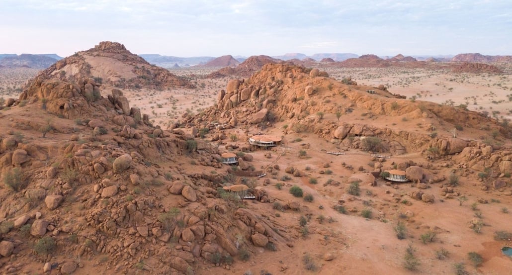 africká krajina, písek, kopce