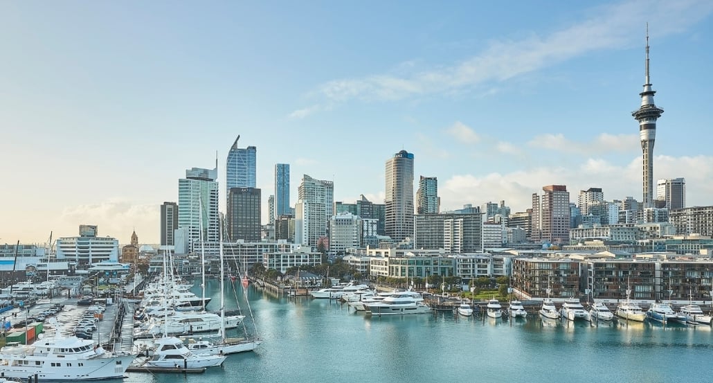 Auckland, město, lodě