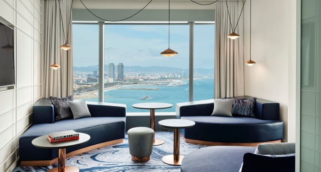 pokoj, výhled na moře