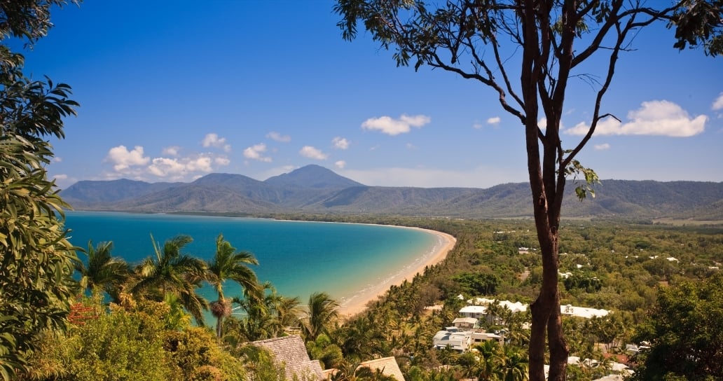 Port Douglas, Australie, krajina, moře, pláž
