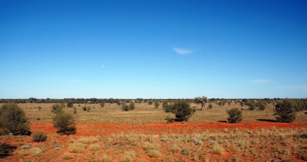 Austrálie, poušť