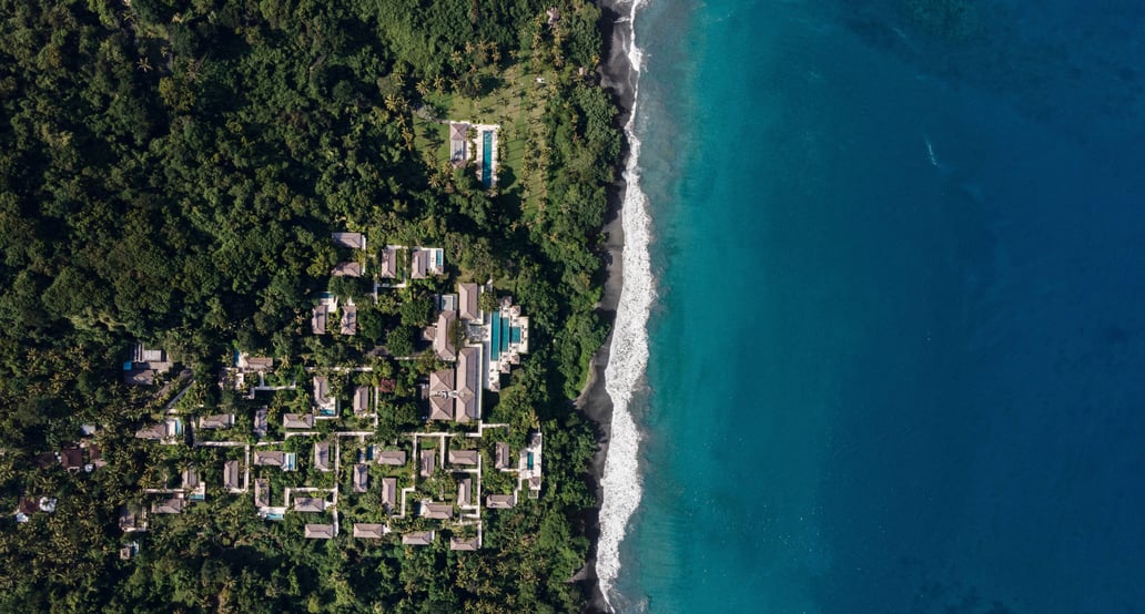 1032x554 Amankila Amankila, Indonesia - Property, Drone Shot 4-2