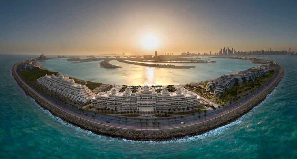 1032x554 Raffles The Palm Dubai Exterior (3)