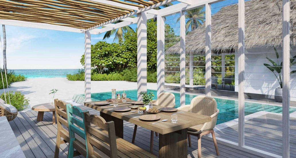 1032x554 Six Senses Kanuhura, Lhaviyani Atoll – Maledivy two-bedroom-beach-villa-with-pool-outside-deck-view