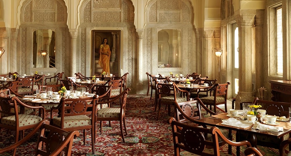 1032x554 Taj Rambagh Palace, Indie – Jaipur 27652627-H1-005RajputRoom-3x2