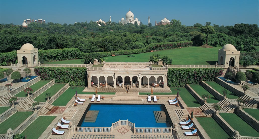 1032x554 The Oberoi Amarvilas - Agra 006-The Oberoi Amarvilas, Agra - View of Taj Mahal