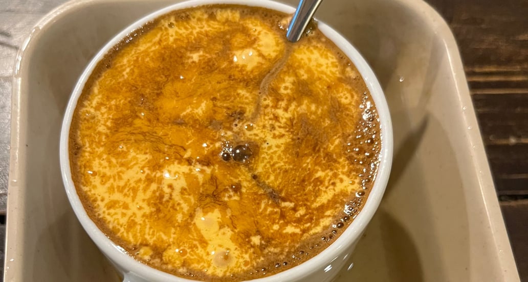 1032x554 Vietnam káva s vejcem specialita IMG_0825, egg coffee