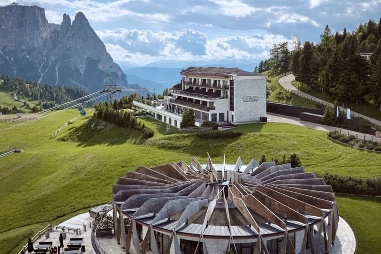 hotel, hory, krajina