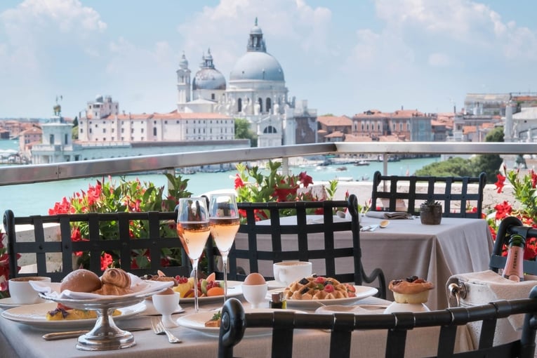 výhled na Benátky