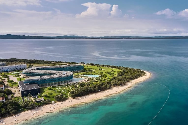 hotel, příroda, moře