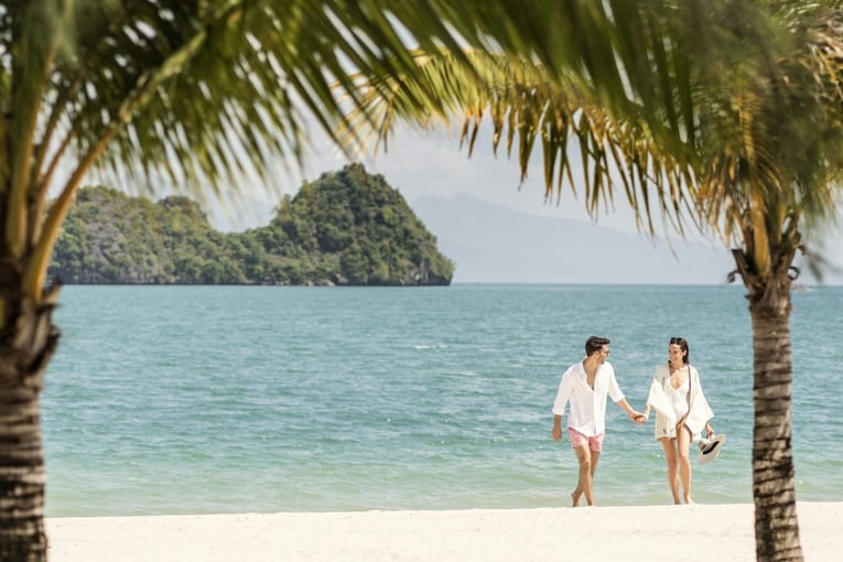 pláž, lidé, moře