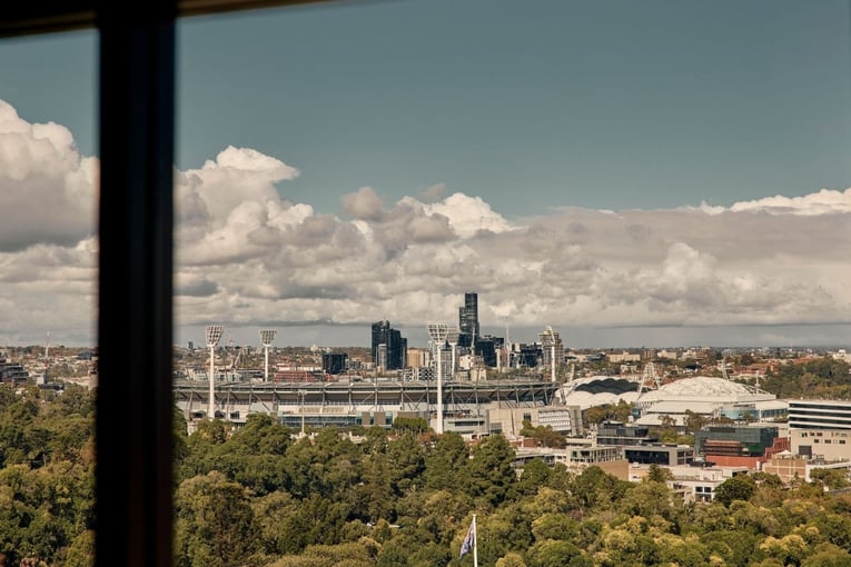 město, Melbourne, tenisový areál