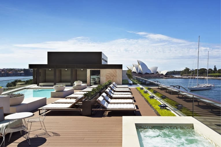 bazén, Opera House Sydney, terasa