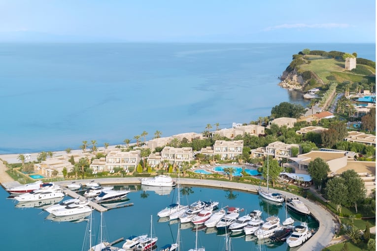 marina, krajina, lodě