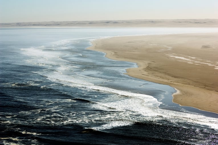 pobřeží v Namibii