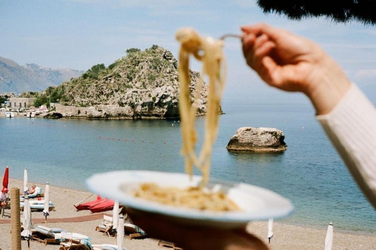 špagety, pobřeží