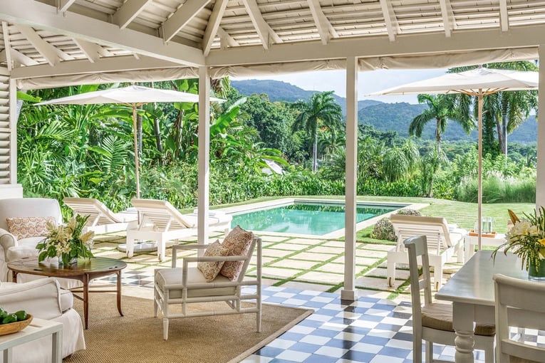 výhled z ubytování