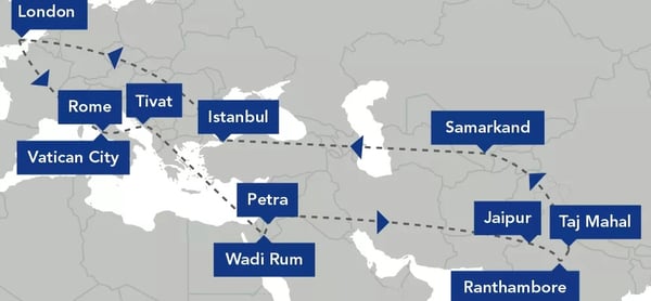 1450x674 Podmanivé kultury aneb velkolepá cesta soukromým letadlem z Říma do Rádžasthánu