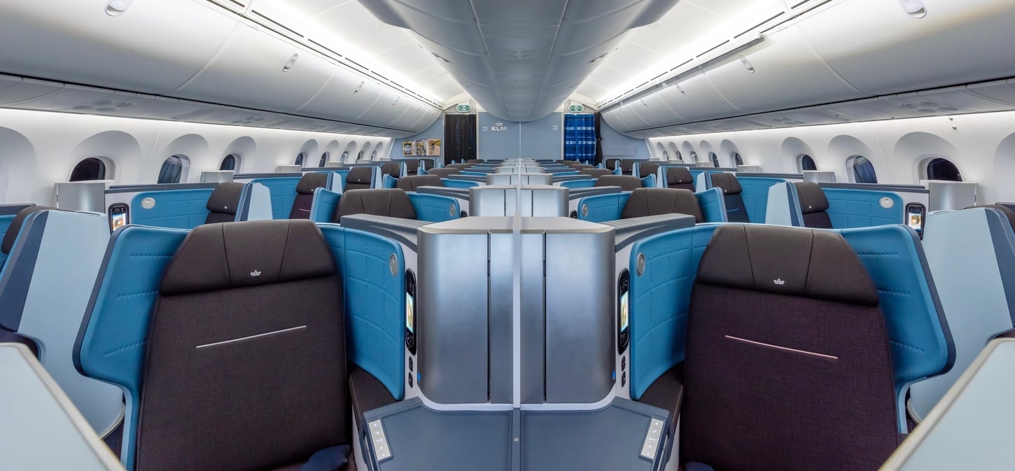 1450x674 Prvotřídní cestování s KLM – Royal Dutch Airlines B787-9 Dreamliner WBC Zodiac Cirrus seat_2