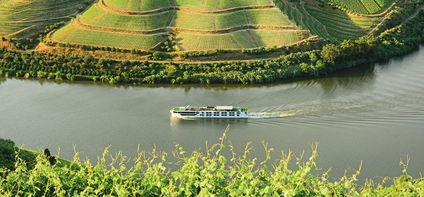 vinice, řeka, loď