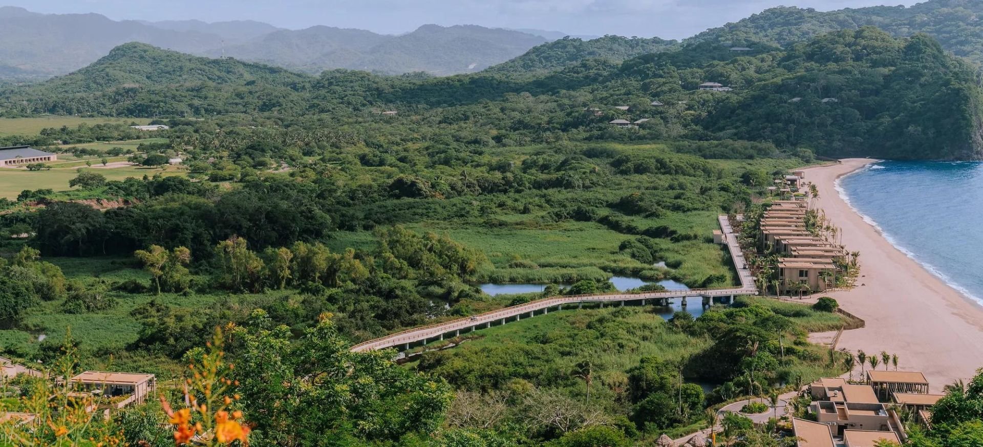 Maxiko, krajina a pláž