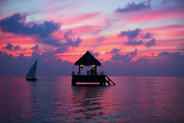 Vítejte v „nejmenším hotelu“ na Maledivách