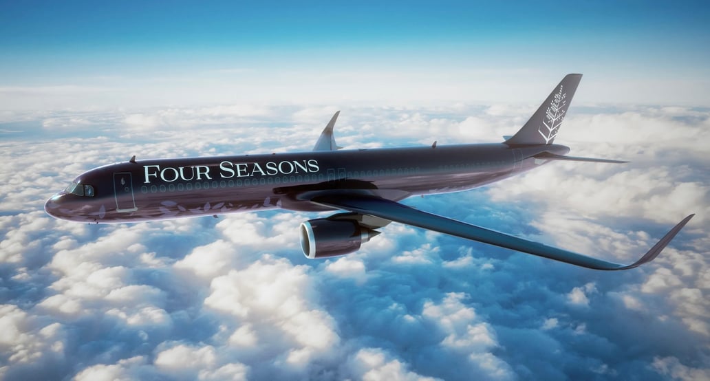 5 Buďte nároční, cestujte s námi Four Seasons Private Jet - New Rendering