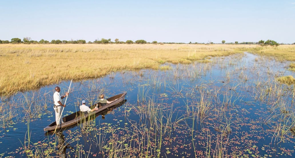 7 1032x554 Xugana Island Lodge Okavango-Delta-Mokoro-Activity1-07