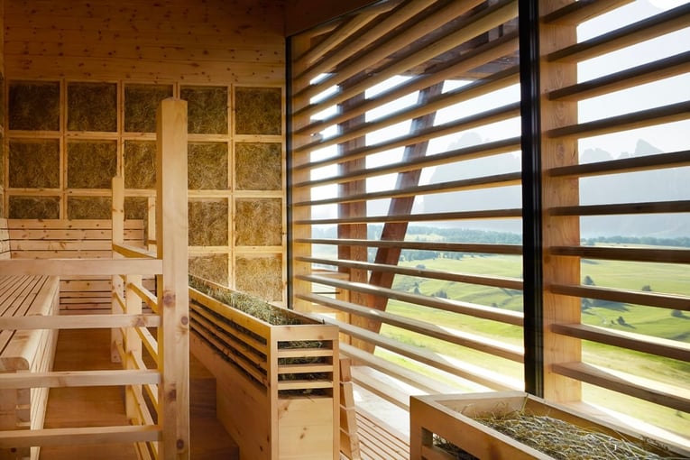 Adler Lodge tyrolean-hay-sauna