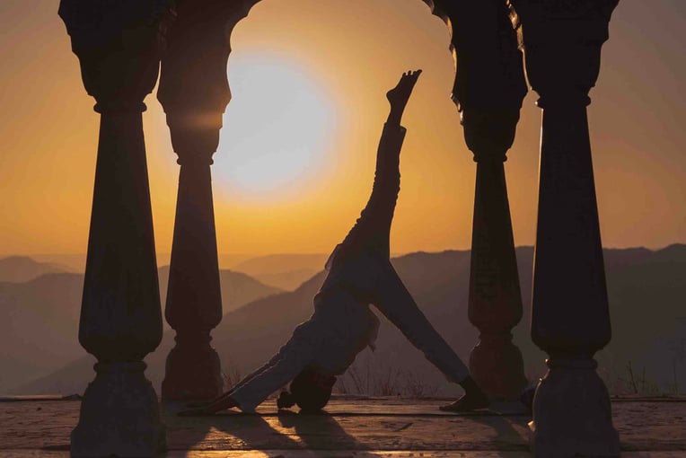 Amanbagh, India - Patapgargh Fort, Yoga_23964