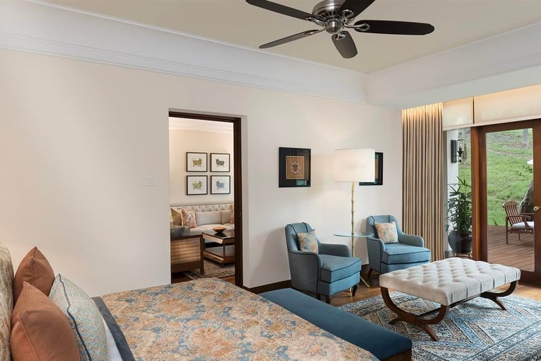 Ananda in the Himalayas 2-Living_Garden-Suite-bedroom_1