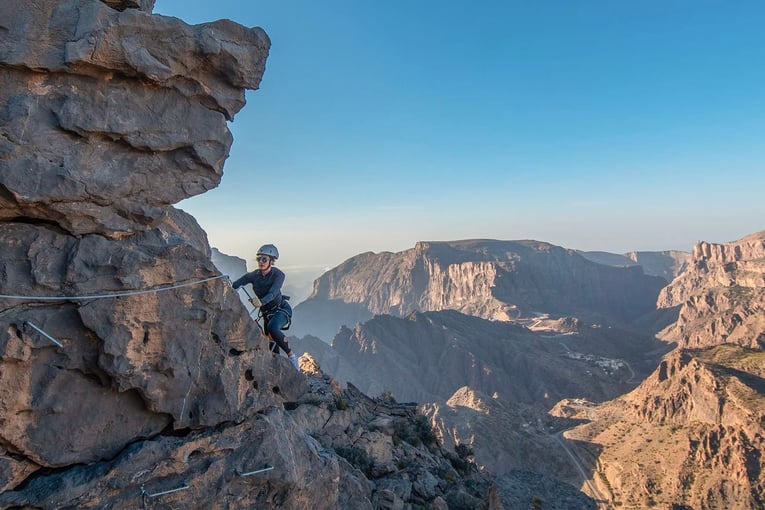 Anantara Al Jabal Al Akhdar leisure---rock--activity-wall-(2)