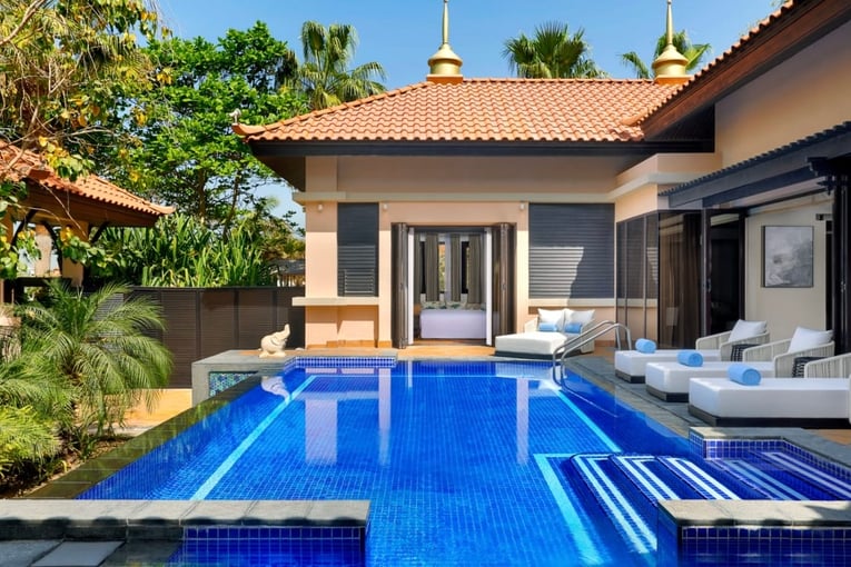 Anantara The Palm Dubai Resort anantara_the_palm_dubai_resort_guest_room_two_bedroom_beach_pool_villa_swimming_pool_area