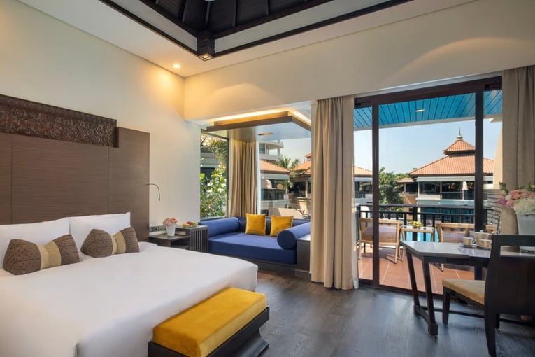 Anantara The Palm Dubai Resort delxue-lagoon-view-bedroom