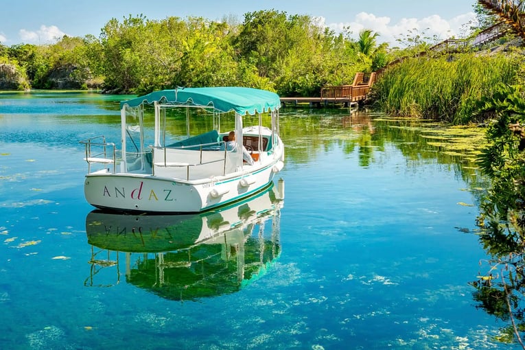Andaz Mayakoba Resort Riviera Maya Andaz-Mayakoba-P107-Duffy-Boat.16x9
