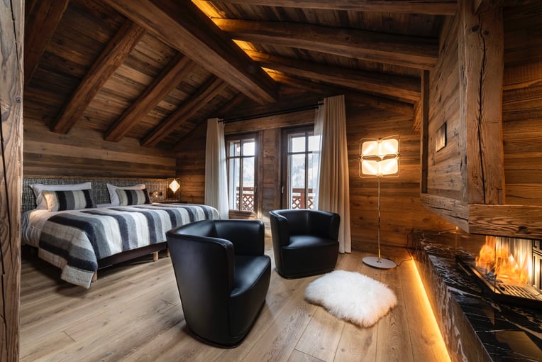Armancette – The Leading Hotels Of The World, Francie – Saint-Gervais-les-Bains | Exclusive Tours Armancette-Chambre-junior-suite-n°30-Semaphore-1