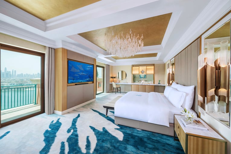 Atlantis The Palm suite-presidentialsuite-interior-bedroom