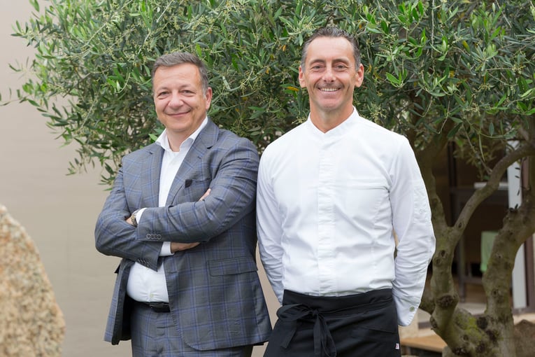 Baglioni Resort Sardinia Roberto_di_Pierno_Chef_Gianluca_Braglia_Baglioni_Resort_Sardinia