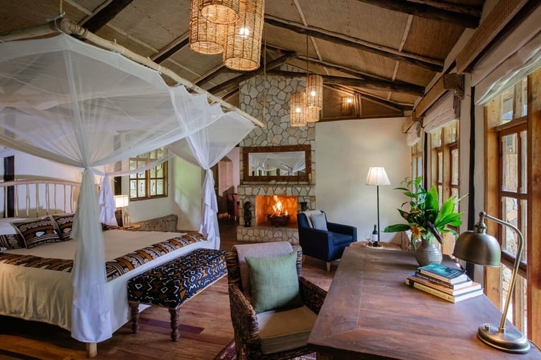 Bwindi Lodge, Uganda – Bwindi | Exclusive Tours volcanoes-safaris-bwindi-lodge-bedroom