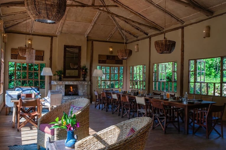 Bwindi Lodge, Uganda – Bwindi | Exclusive Tours volcanoes-safaris-bwindi-lodge-dining-room