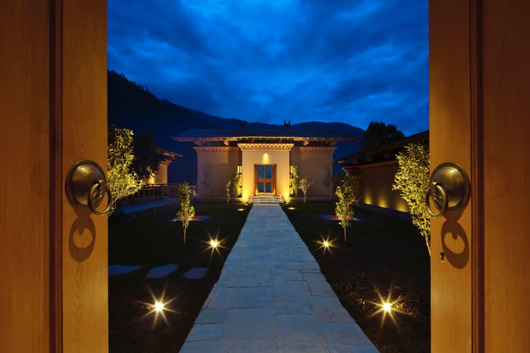 COMO Uma Punakha, Bhután – Paro | Exclusive Tours Entrance_Uma_Punakha_