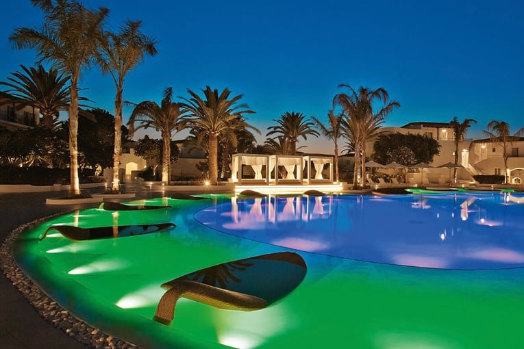 Caramel Boutique Resort 09-caramel-at-night-colorfull-pool-crete-grecotel-28531
