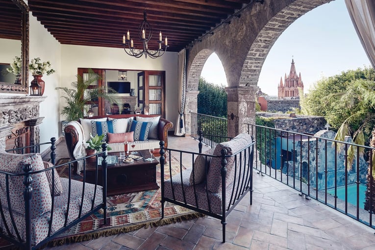 Casa de Sierra Nevada, A Belmond Hotel, Mexiko – San Miguel de Allende | Exclusive Tours csn-acc-suite-presidential-terrace01