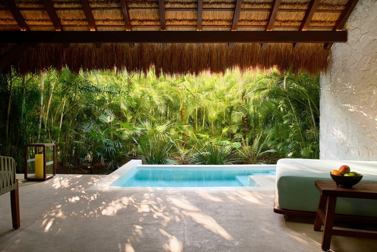 Chable Maroma, Mexiko – Punta Maroma | Exclusive Tours ChableMaroma_JunglePoolVilla_PlungePool