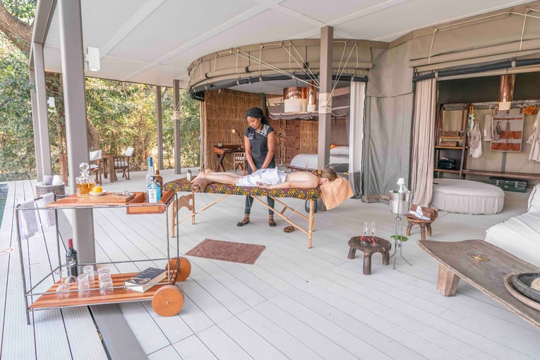 Chinzombo Luxury Safari Tent 2