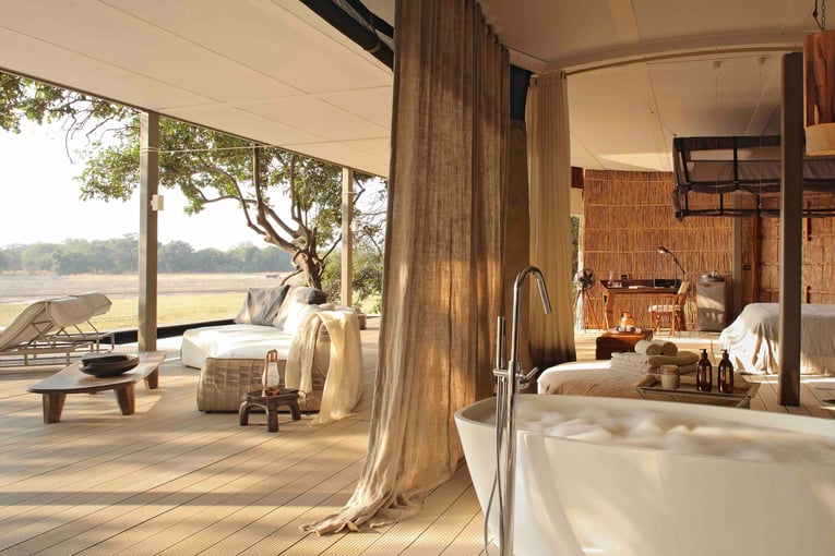 Chinzombo Luxury Safari Tent 9